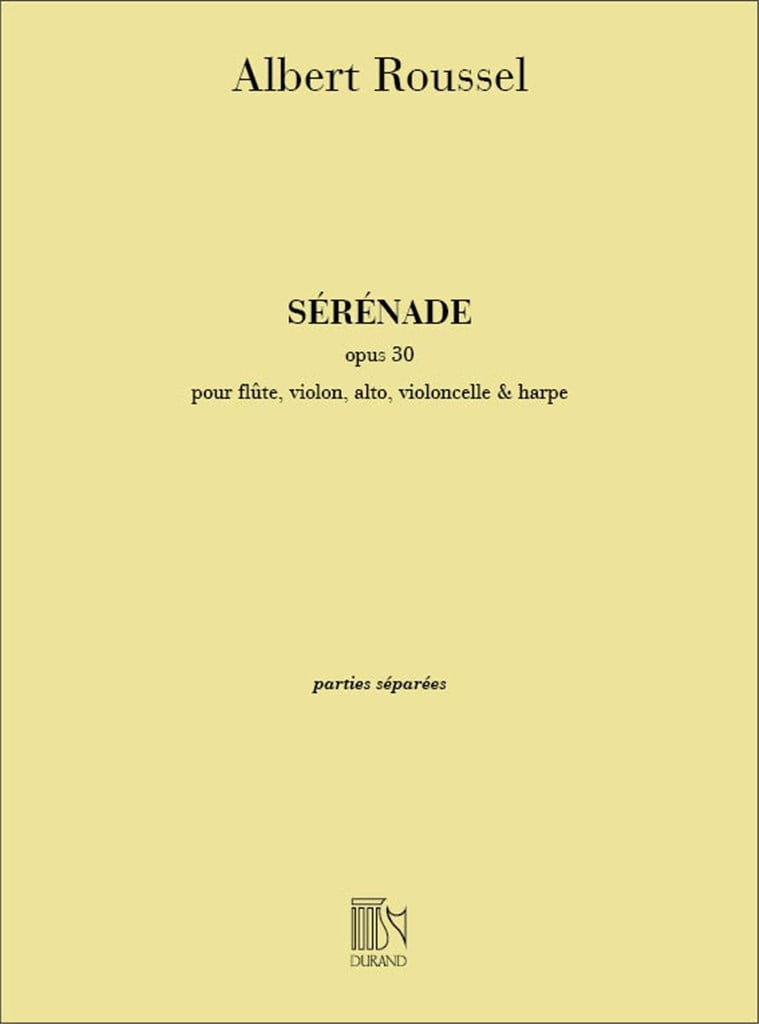 Serenade Op 30 Flute-Violon-Alto-Violoncelle-Harpe